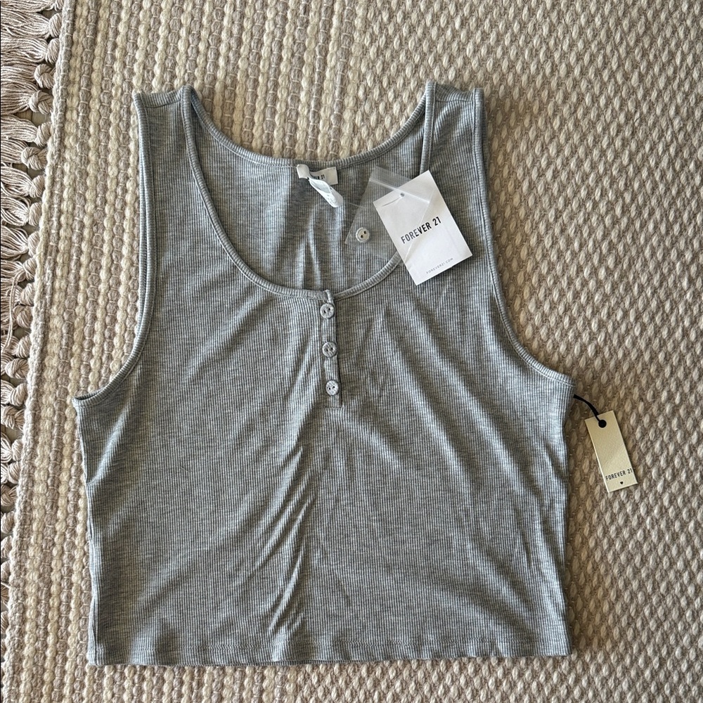 NWT Forever 21 Sleep Button Tank